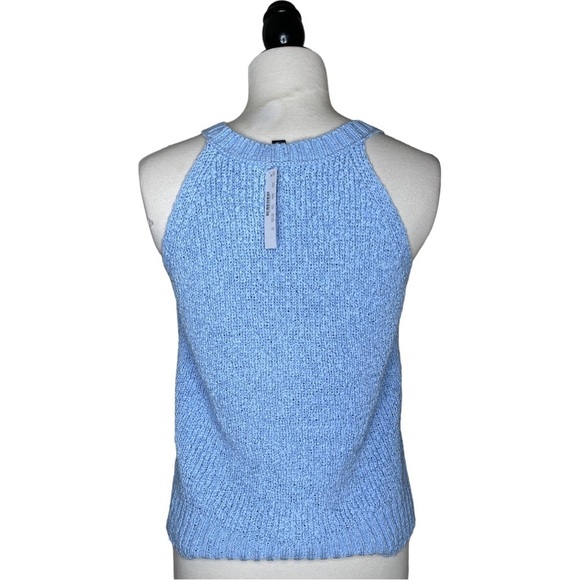 NWT J. Crew All Season Baby Blue Breathable Cotton Blend Sweater Tank - Picture 4 of 6